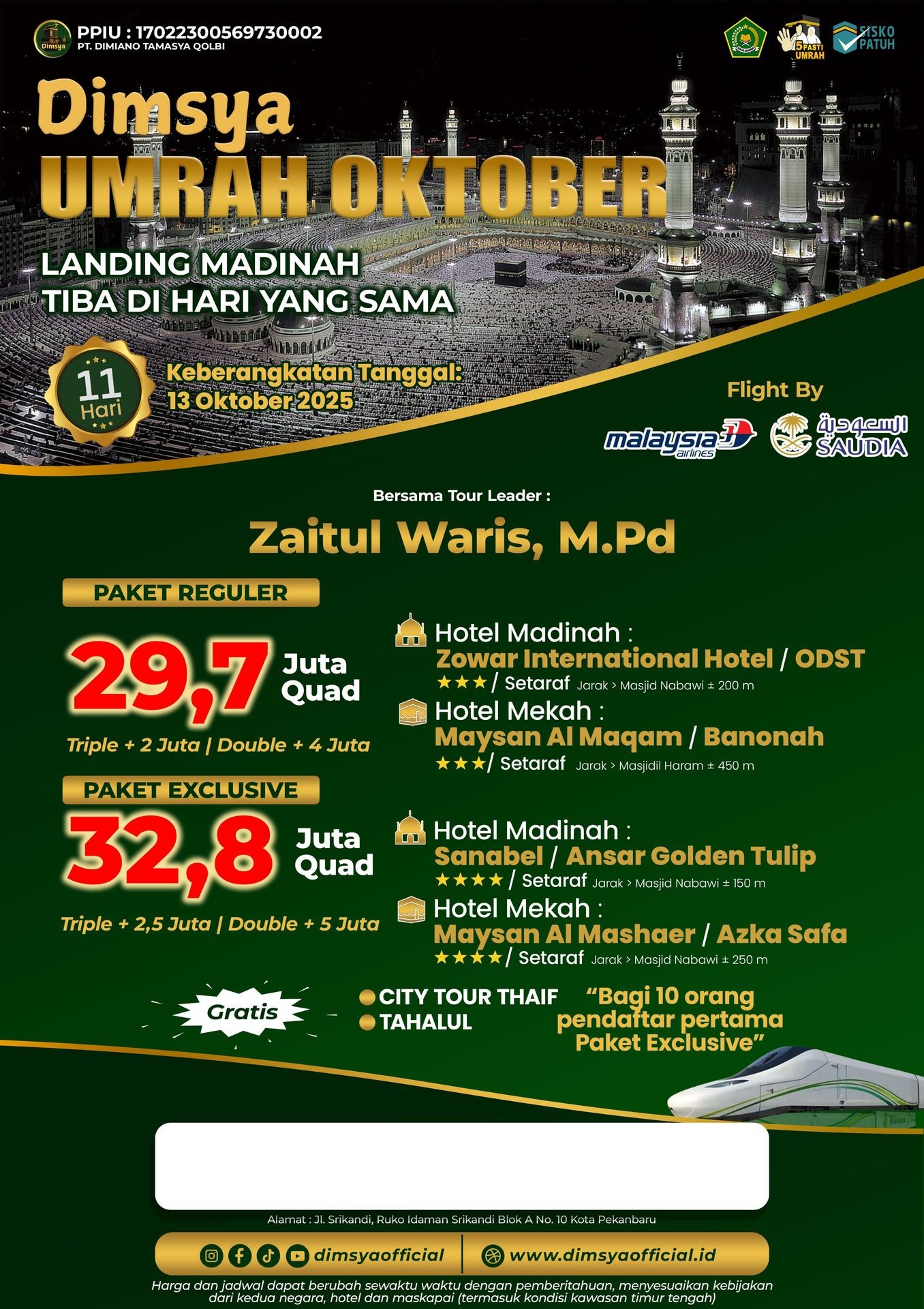 Umrah Oktober 🌟✨